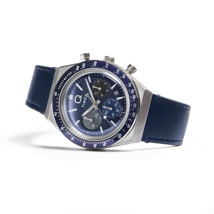 Timex Q Chronograph 40mm Blue