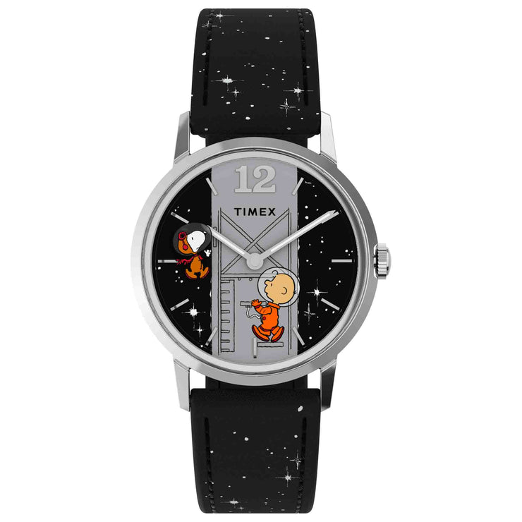Timex Marlin Hand-Wound x Peanuts Space 34mm Cosmos