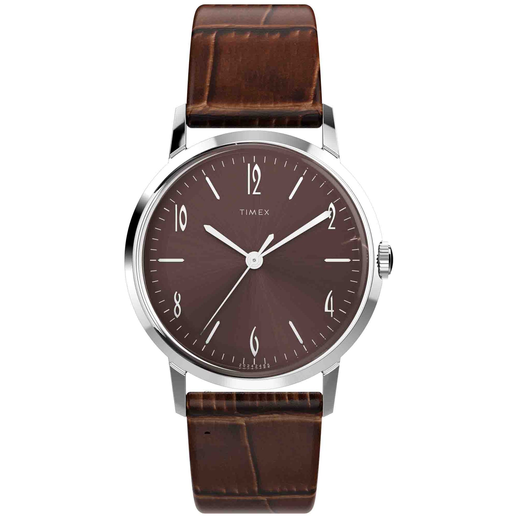 Timex Marlin Hand-Wound 34mm Chocolate Brown | Watches.com