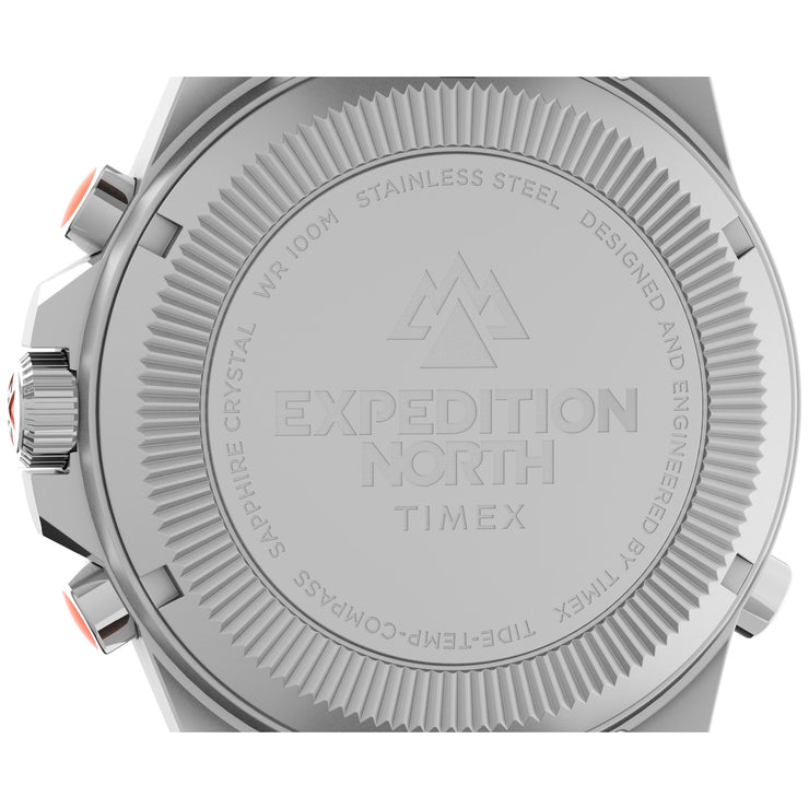 Timex Expedition North Tide Temp Compass 43mm Silver Black