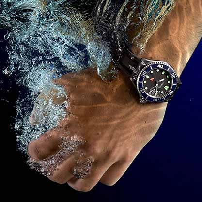 Timex Deep Water Tiburon Automatic 44mm Black