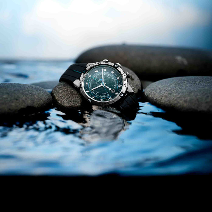 Timex Expedition North Tide Temp Compass 45mm Green angled shot picture