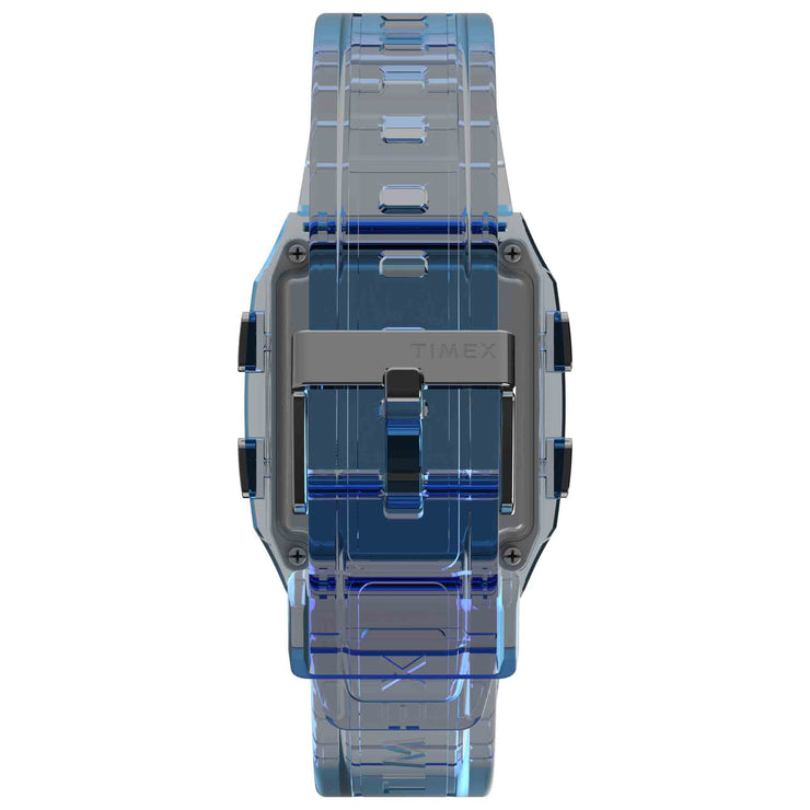 Timex Q LCA 35mm Transparent Blue