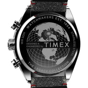 Timex Legacy Tonneau Chronograph 42mm Silver Black