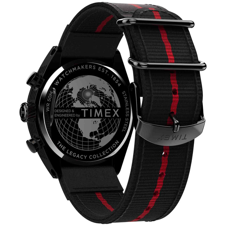 Timex Legacy Tonneau Chronograph 42mm Black