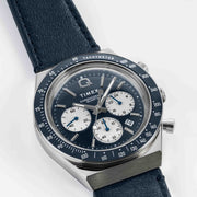 Timex 1970's Q Chronograph 40mm Blue