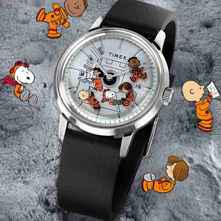 Timex Marlin Automatic x Peanuts Space 40mm Zero Gravity