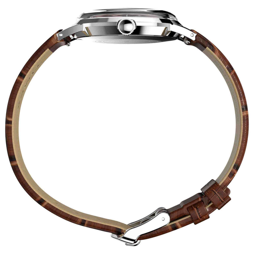 Timex Marlin Hand-Wound 34mm Chocolate Brown | Watches.com