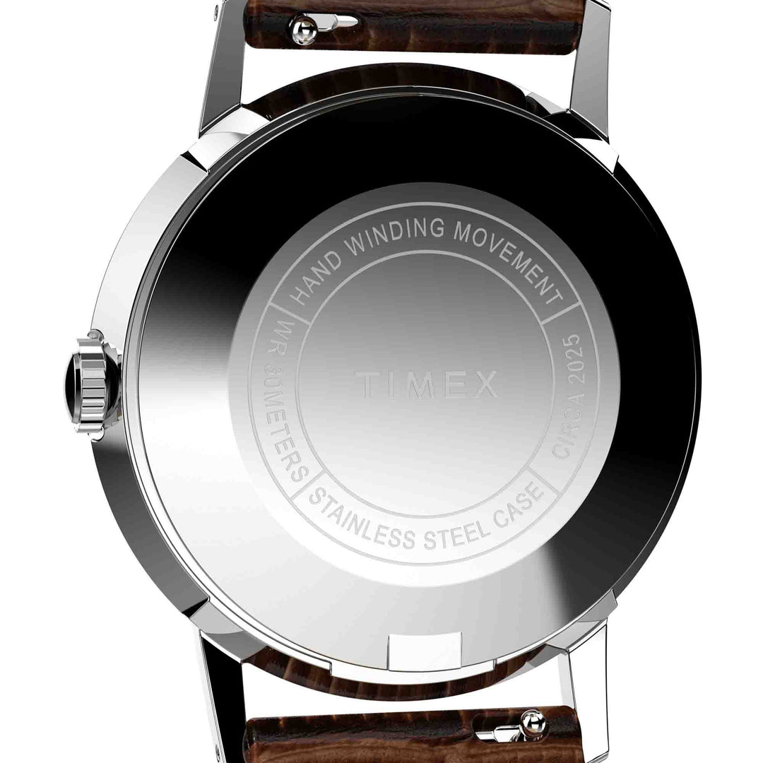 まりそん Timex Marlin Hand-Wound 34mm Chocolate Brown | Watches.com