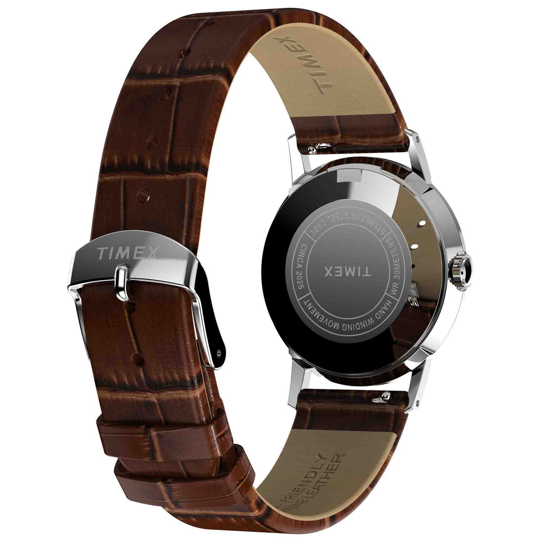 Timex Marlin Hand-Wound 34mm Chocolate Brown | Watches.com