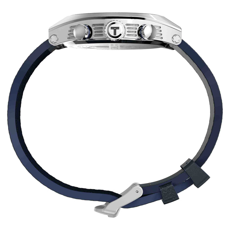 Timex Legacy Tonneau Chronograph 42mm Blue