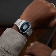 Timex Q 1975 SSQ Digital Reissue 38mm Black SS