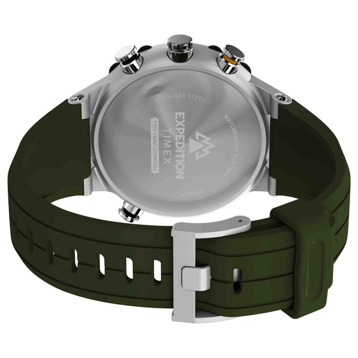 Timex Expedition Tide-Temp-Compass 45mm Green angled shot picture