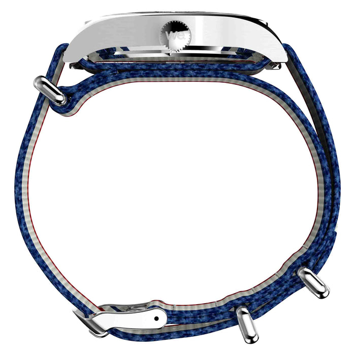 Timex Weekender New England 3 Hand 39mm White angled shot picture