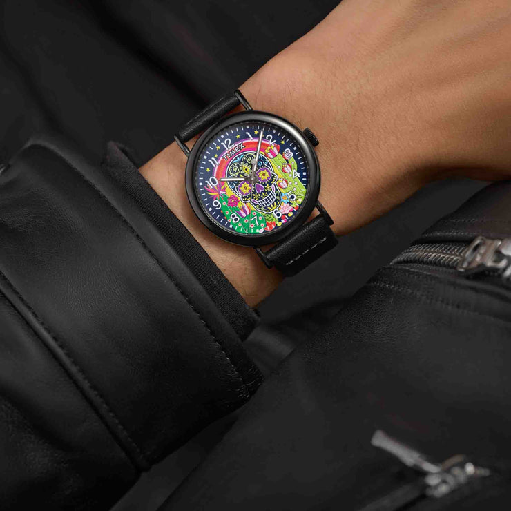 Timex Weekender 40mm Day of the Dead