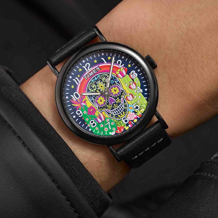Timex Weekender 40mm Day of the Dead