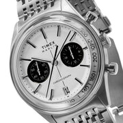 Timex Marlin Jet Quartz Chronograph 40mm White SS