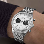 Timex Marlin Jet Quartz Chronograph 40mm White SS