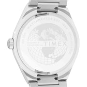 Timex Q Continental Day and Date 39mm Black SS