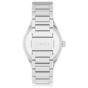 Timex Q Continental Day and Date 39mm Blue SS