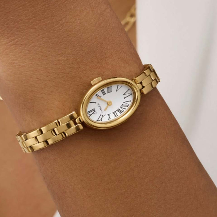 Timex Cavatina 19mm Gold White SS