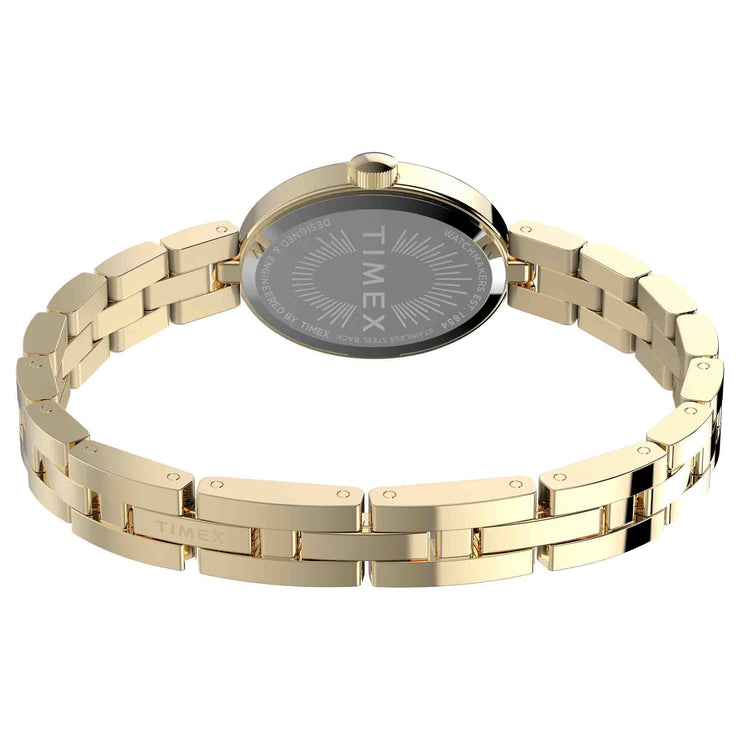 Timex Cavatina 19mm Gold White SS