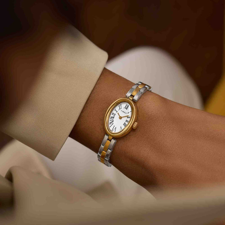 Timex Cavatina 19mm Gold Silver SS