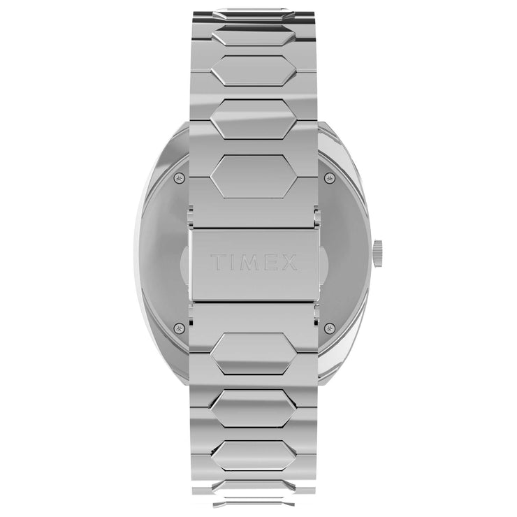 Timex Q 1972 Time Machine Reissue 39mm Blue Sunray SS