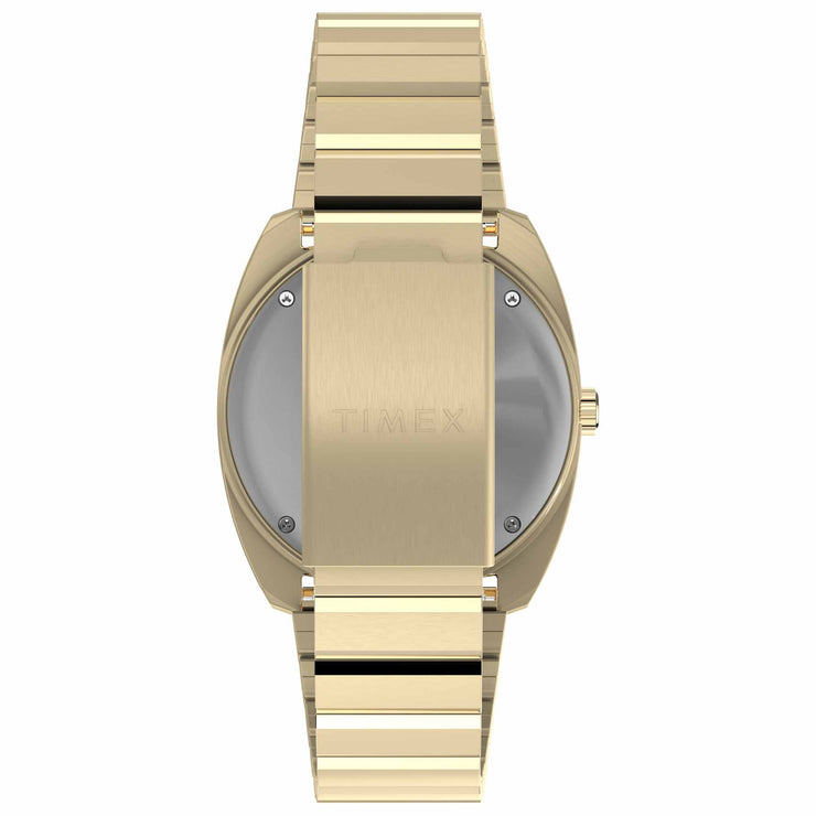 Timex Q 1975 Enigma 37mm Black Gold SS