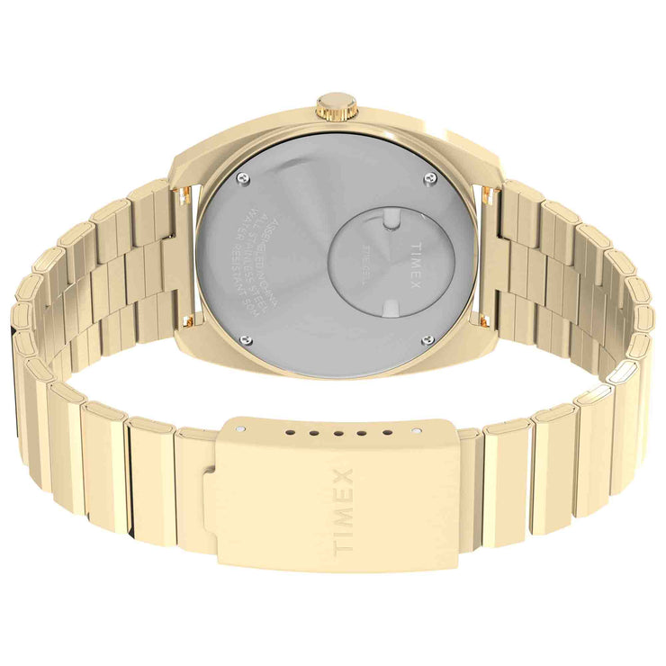 Timex Q 1975 Enigma 37mm Black Gold SS