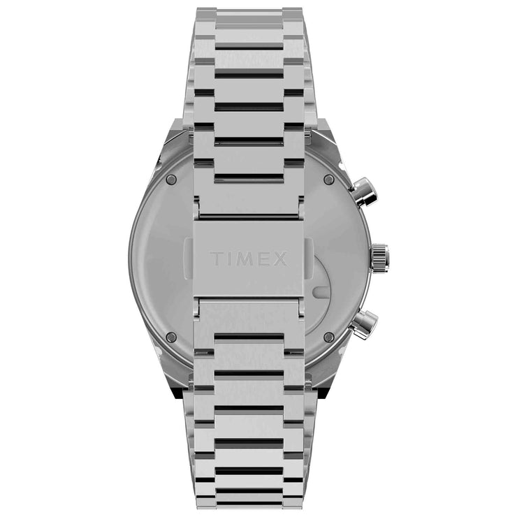 Timex Q Falcon Eye Chronograph 40mm Black SS