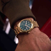 Timex Q Continental Day and Date 39mm Green SS