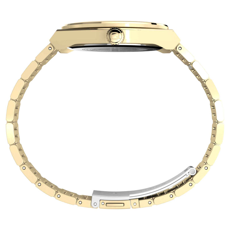 Timex Q Continental Day and Date 39mm Green SS