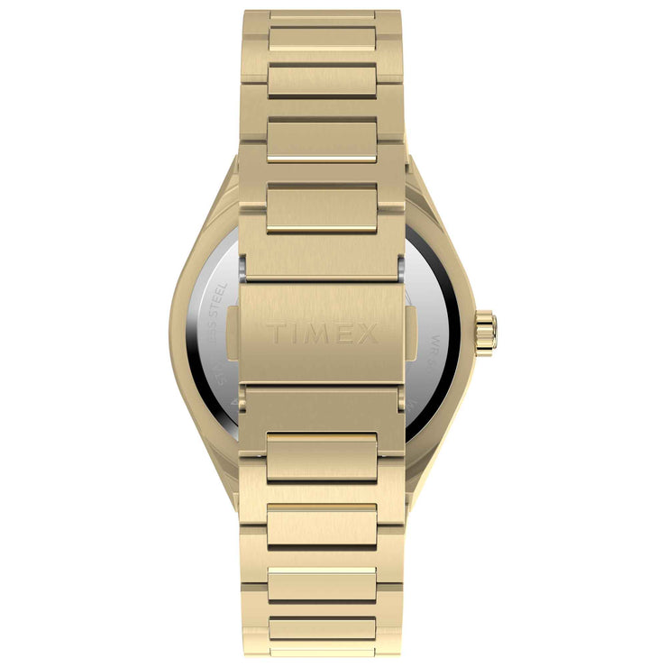 Timex Q Continental Day and Date 39mm Green SS