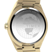 Timex Q Continental Day and Date 39mm Green SS