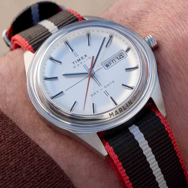 Timex Marlin Jet Quartz 38mm White