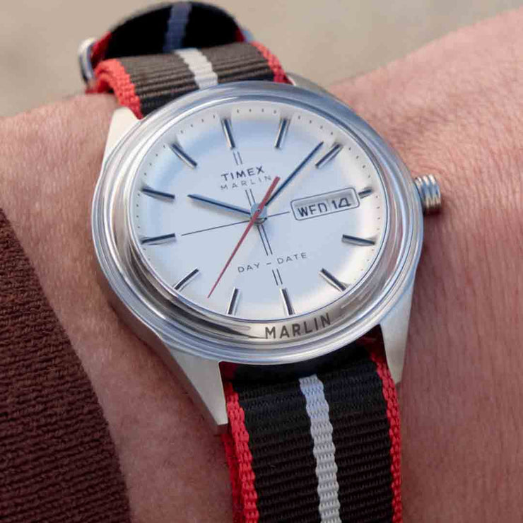 Timex Marlin Jet Quartz 38mm White