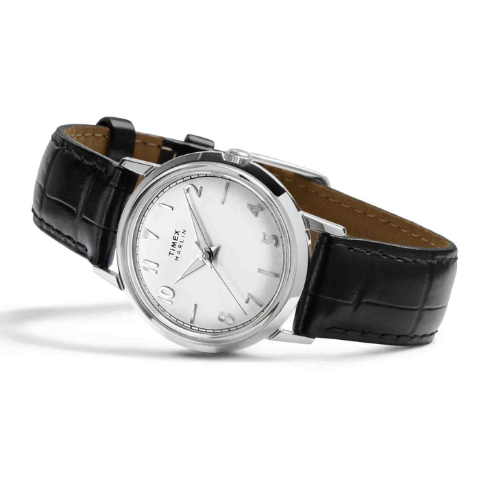 Timex Marlin 34mm White angled shot picture
