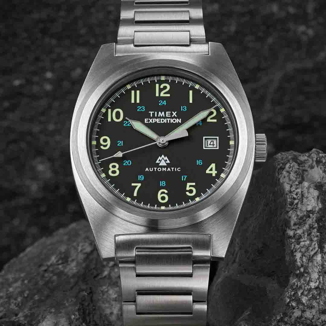 Timex Expedition Capstone Automatic 39mm Black SS | Watches.com