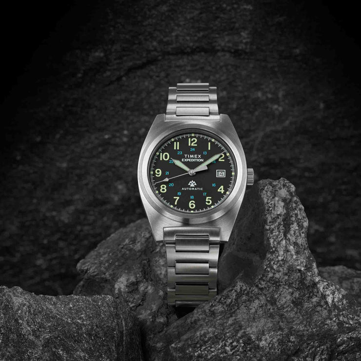 Timex Expedition Capstone Automatic 39mm Black SS