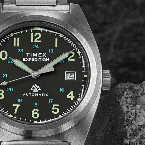Timex Expedition Capstone Automatic 39mm Black SS