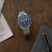 Timex Q Chronograph x Peanuts 40mm Blue SS