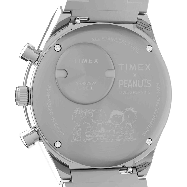 Timex Q Chronograph x Peanuts 40mm Blue SS