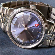 Timex Marlin GMT 40mm Blue Silver SS