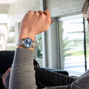 Timex Marlin GMT 40mm Blue Silver SS