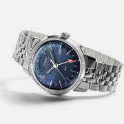 Timex Marlin Quartz GMT 40mm Blue Silver SS