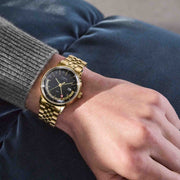 Timex Marlin Quartz GMT 40mm Black Gold SS