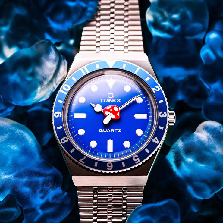 Timex x seconde/seconde/ 38mm Blue SS