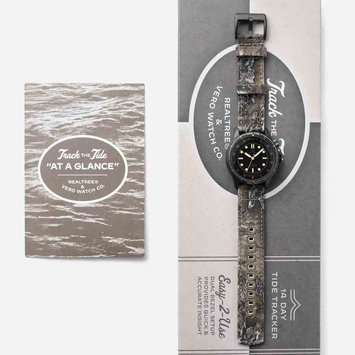 Vero Realtree Tide Tracker Automatic Midnight Edition angled shot picture