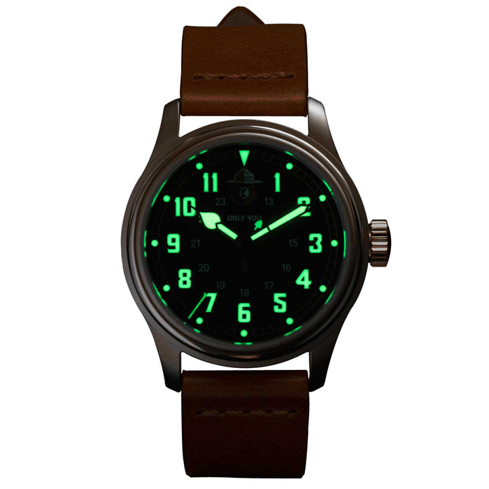 Vero The Smokey Bear 80th Edition Automatic Forest Green angled shot picture